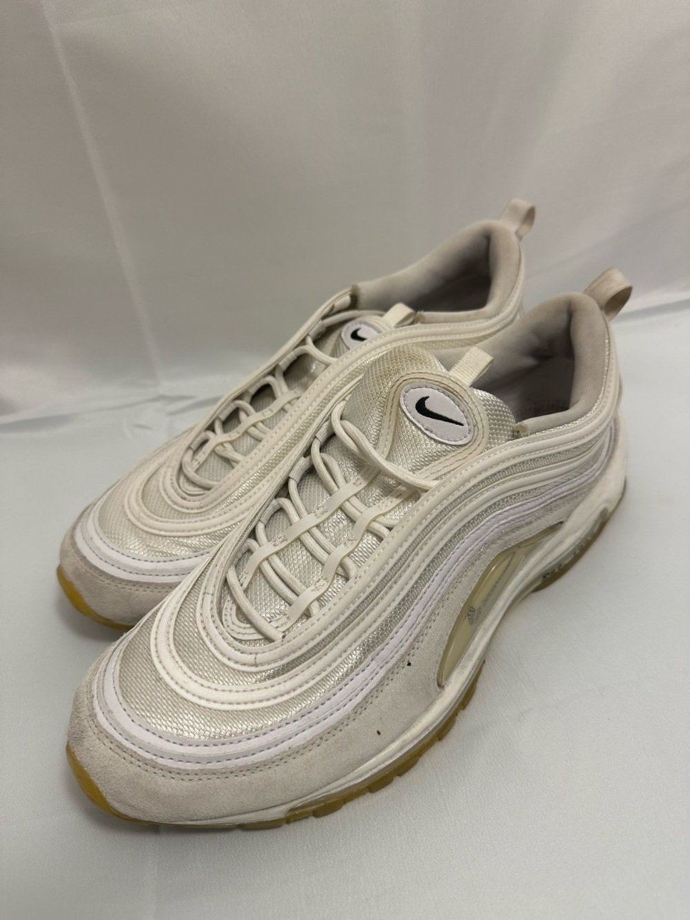 Nike Air Max 97 “White Gum” Sneakers Mens Size 12 - Picture 2 of 8